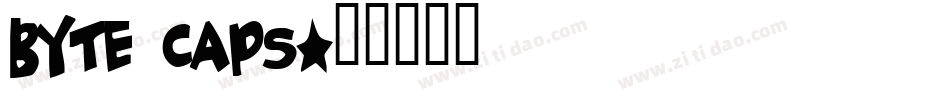 Byte Caps字体转换